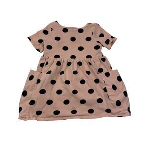 Remie Girl Pink Dot Pocket Dress